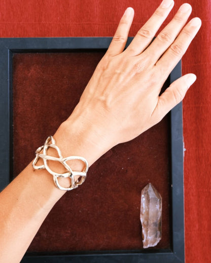 Yerba Buena Bracelet in Alpaca