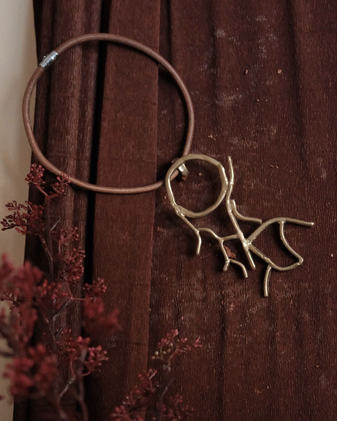 The Root Necklace in Bronze