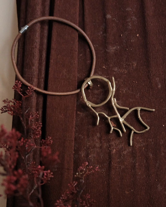 The Root Necklace in Bronze