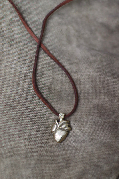 Sweet Little Heart Necklace in Alpaca