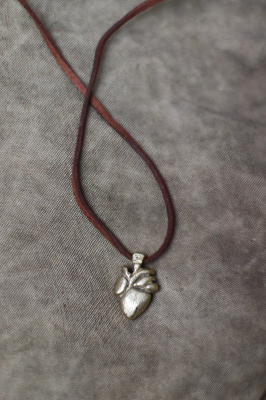 Sweet Little Heart in Bronze
