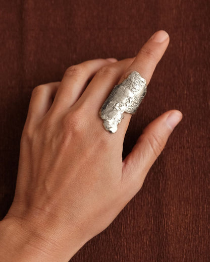 Stone Ring in Alpaca