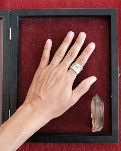 La Huella Ring in Alpaca