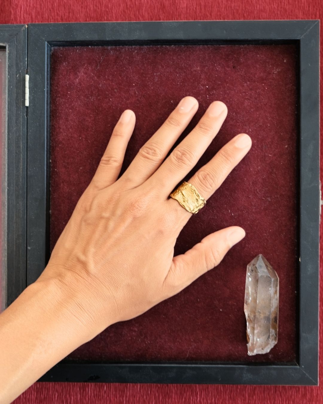 La Huella Ring in Bronze
