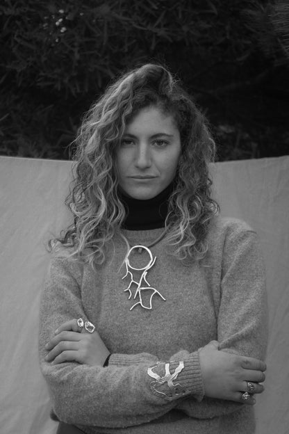 The Root Necklace in Alpaca